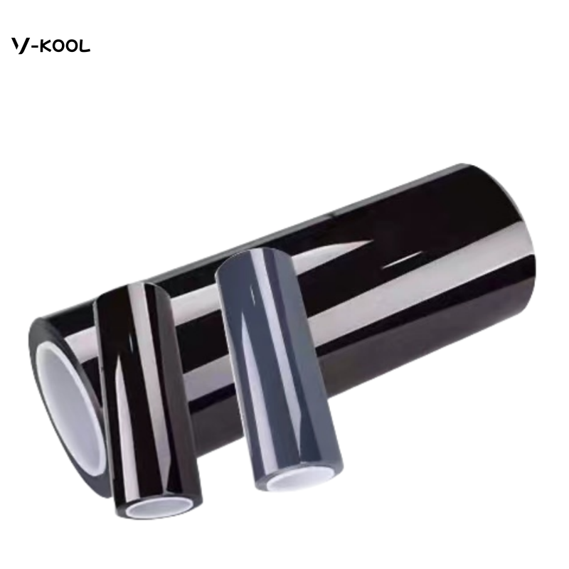TPU PPF Smart Photochromic Light Control Headlight Protection Film White to Purple or Black UV Proof for Any Car Lamp Decorate