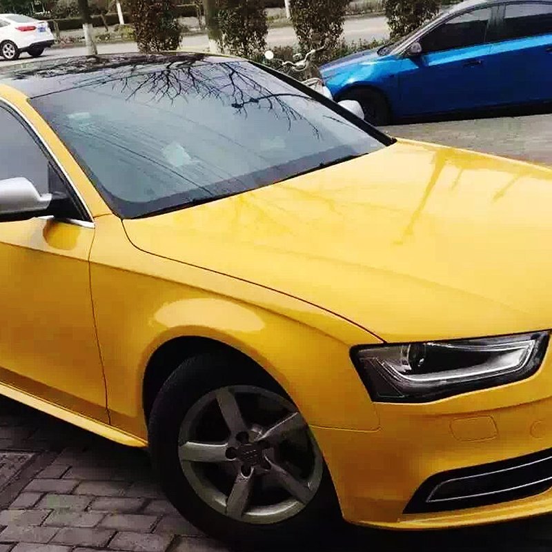 Factory Price Self Adhesive Stretch High Glossy Car Wrap Vinyl Film Car Body Decoration Film