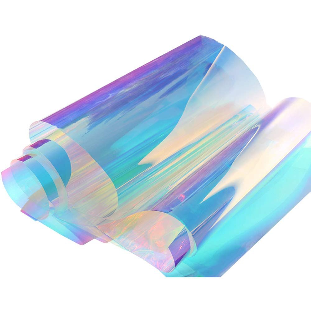 PET adhesive decorative rainbow solar control window film for building