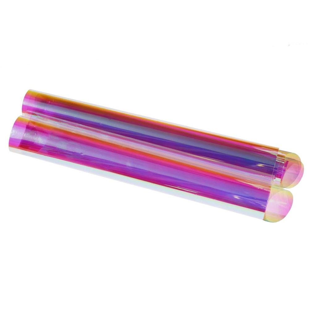 PET adhesive decorative rainbow solar control window film for building