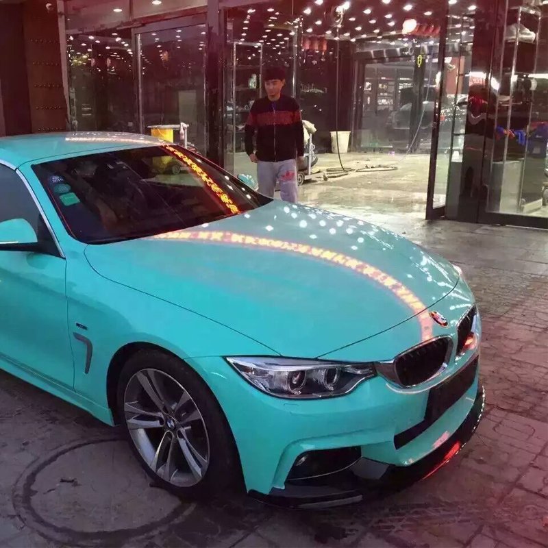 WRAPMASTER Classic Glossy Tiffa 3 Layers high gloss car Vinyl Wrap cost vinyl wrap colors