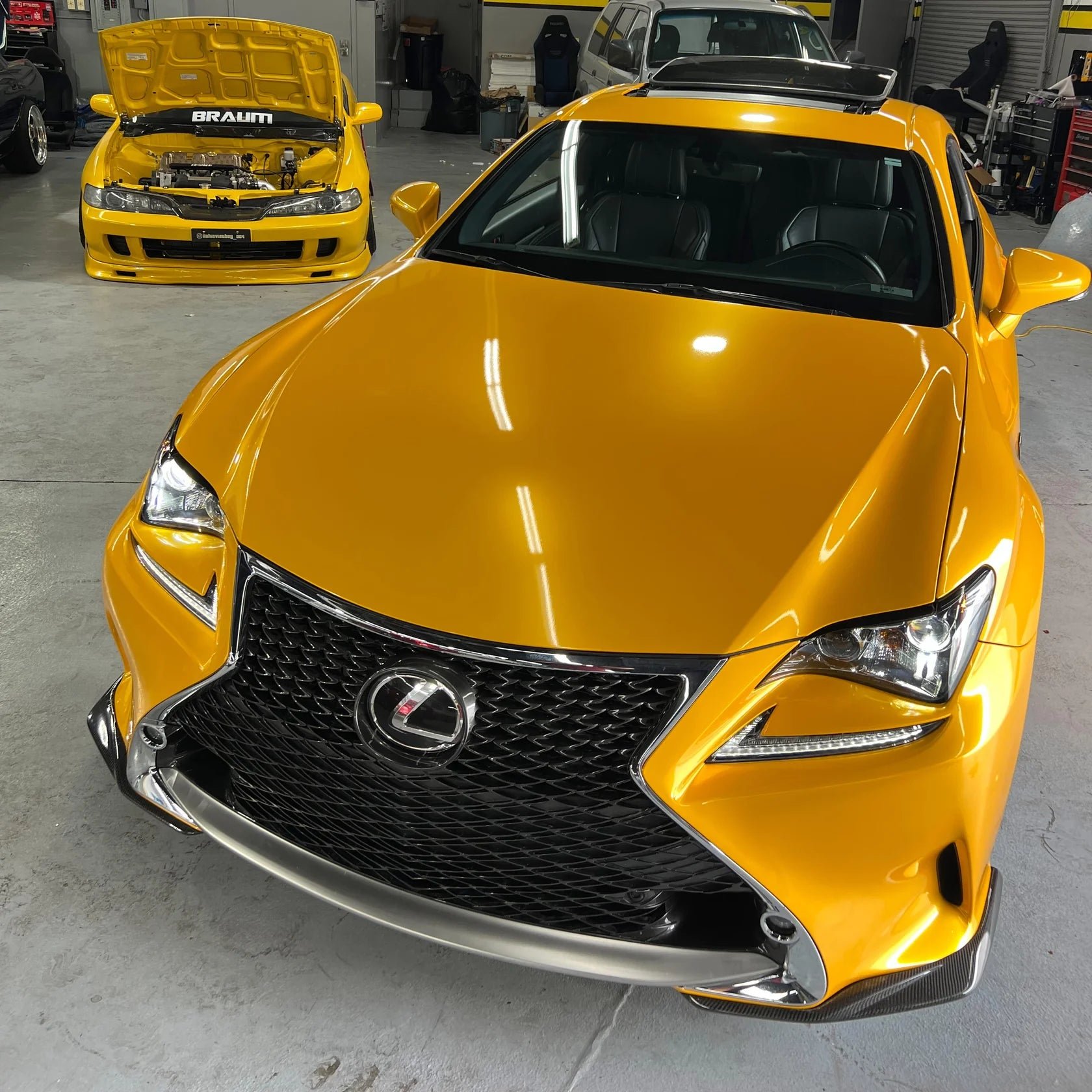 Golden Yellow Vinyl Wrap car wrap vinyl color OEM Factory price decorative films color-changing car tpu film