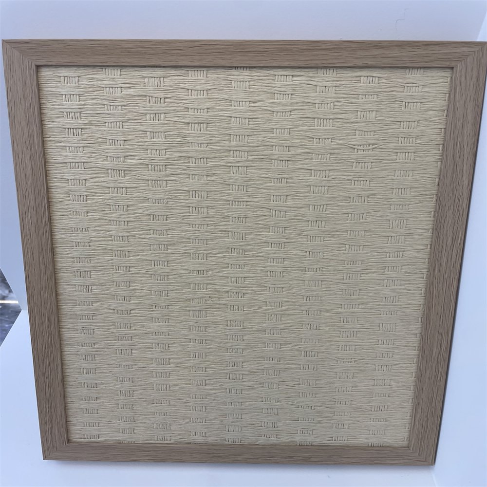 Home hotel bedroom woven fabric protection decorative furniture PETG films for wall door cabinet panel