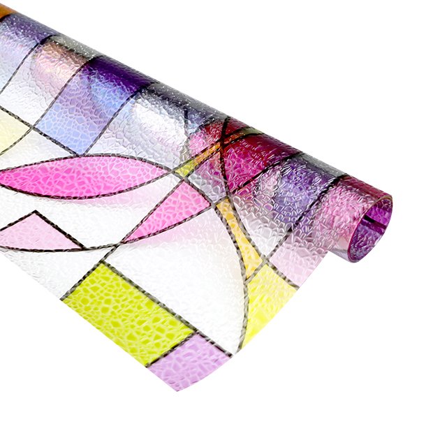 glass decorative film custom made home decor window flim