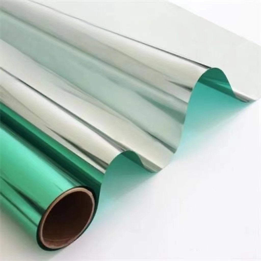 Removable One Way Mirror Glass Tint Heat Control Decorative Film Silver One-way Privacy Reflective Building Window Film