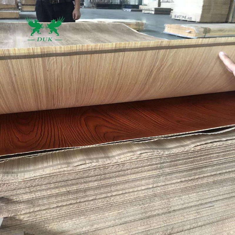 1250x2500x0.4mm Melamine Paper Overlay Engineered Veneer Sheet for Egypt Market