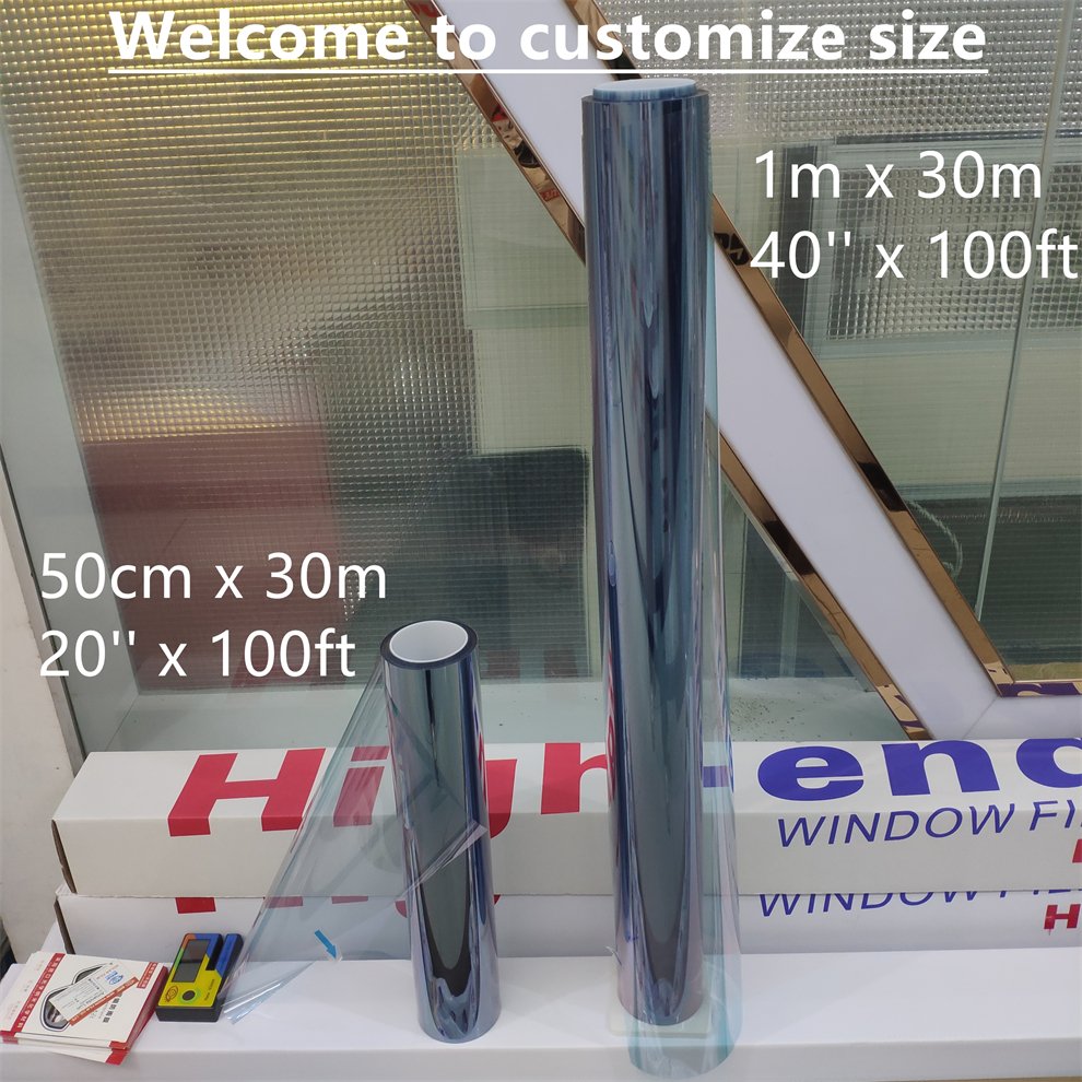 Solar Film Heat Insulation Anti Uv Ray Privacy Sun Protection Ir80 Rejection Car Window Tint Film 99% Uvr Car Nano Ceramic 2mil