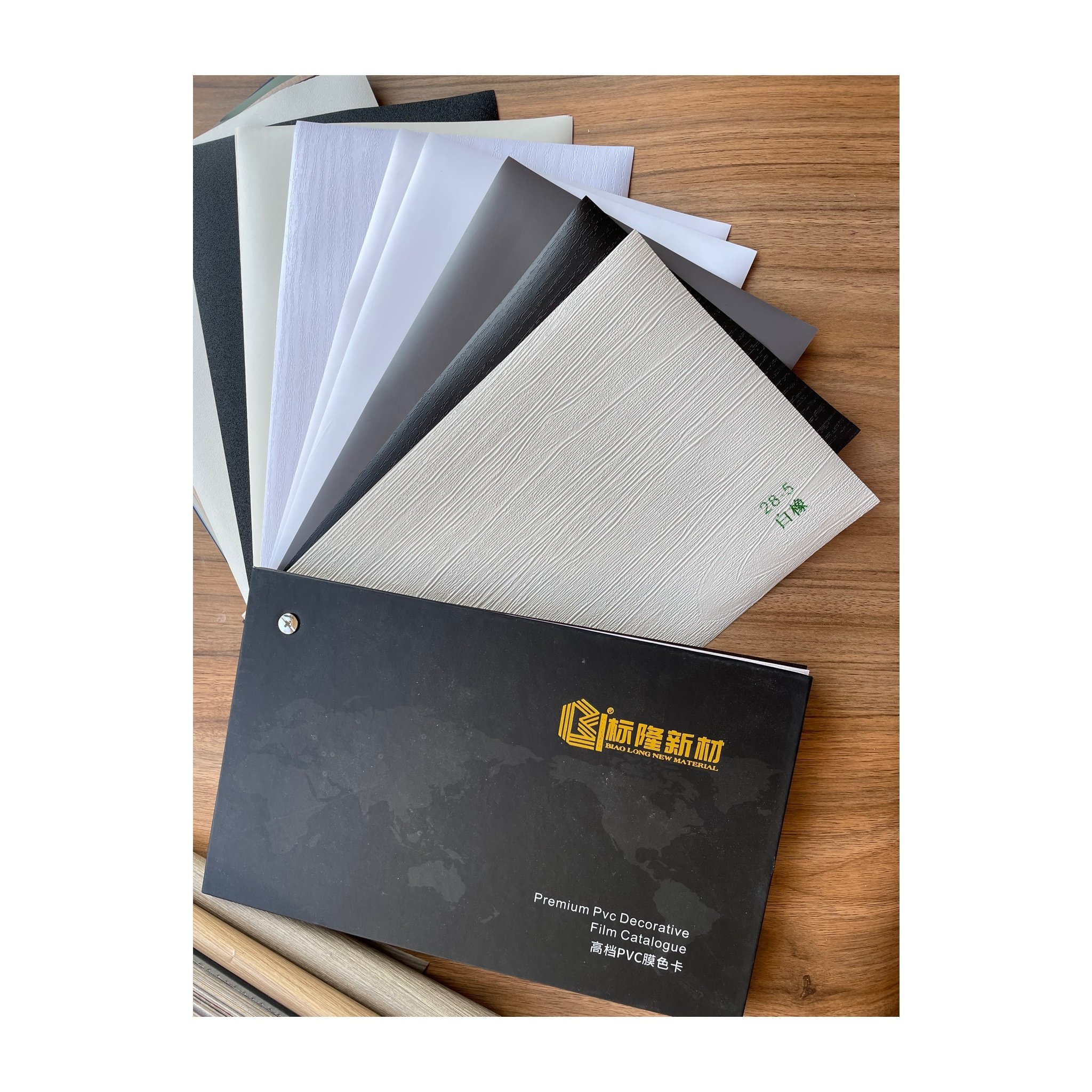 Scratch resistant premium thermofoil pvc film pvc wooden film decorative pvc film for cabinet