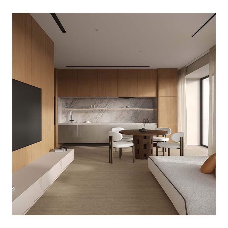 widely used PVC PP TPO PEF decorative film for furniture Easy to Clean for wood and solid colours with deep texture