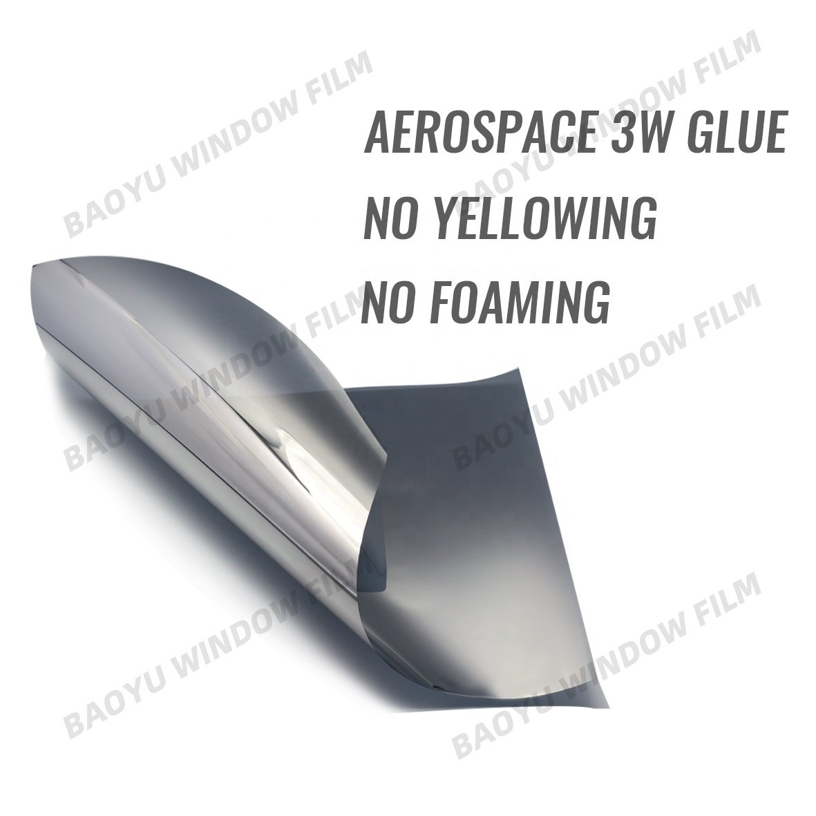 Building Solar Film Protection Heat Insulation Window Tint Film Building Film Block UV Silver