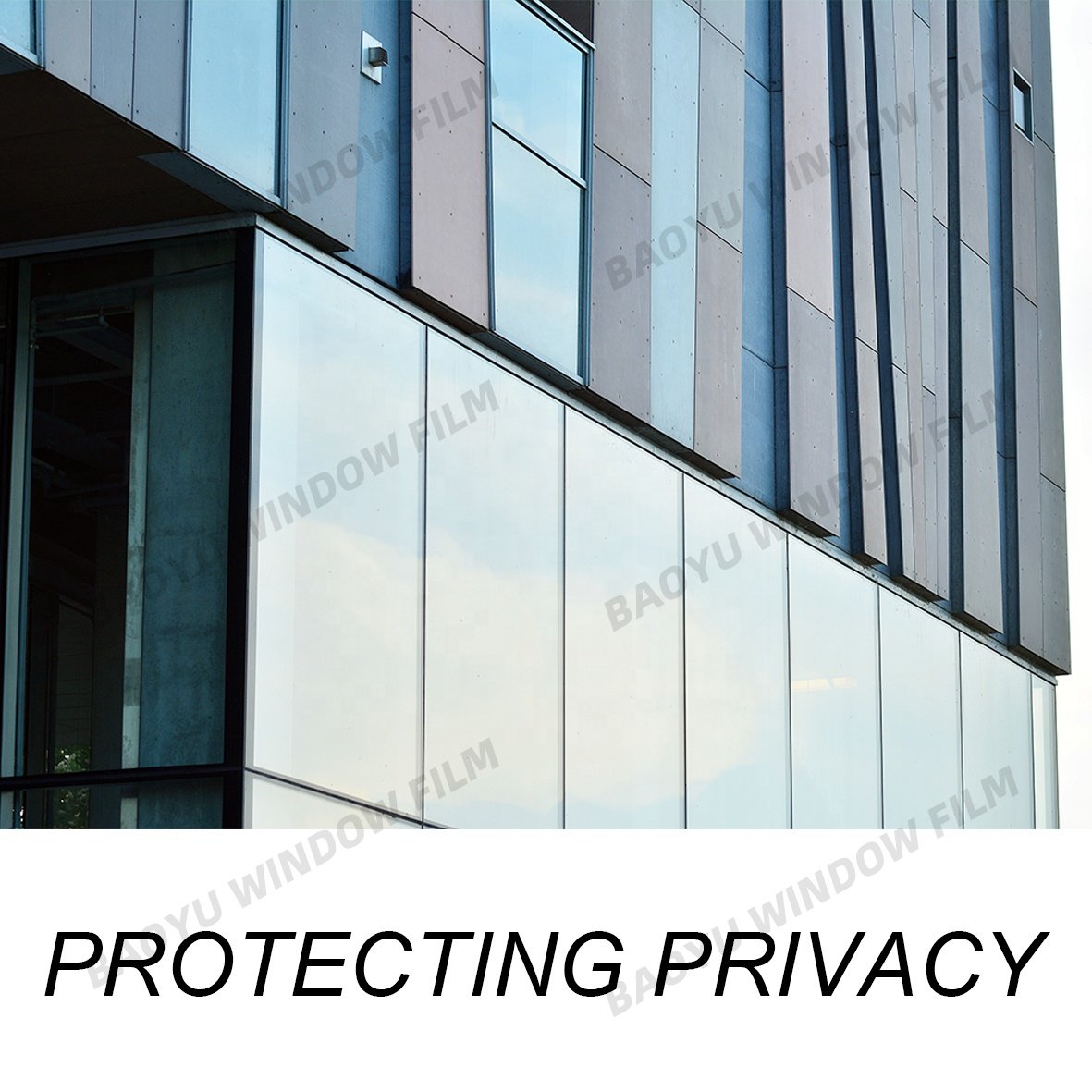 Building Solar Film Protection Heat Insulation Window Tint Film Building Film Block UV Silver