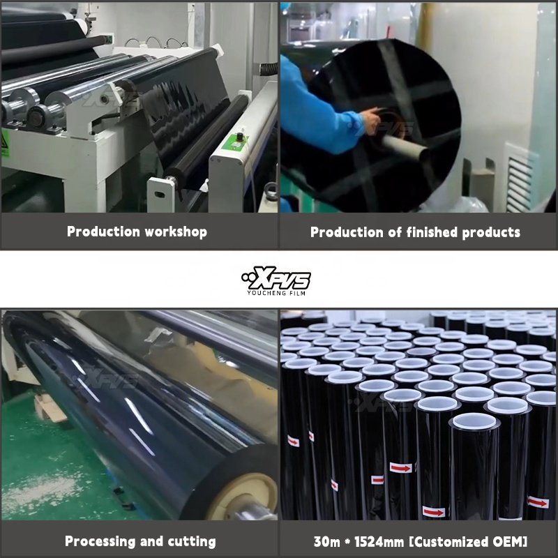 Super cost-effective nano ceramic film Mu Se Series solar tint window film 1.52*30m roll with high insulation