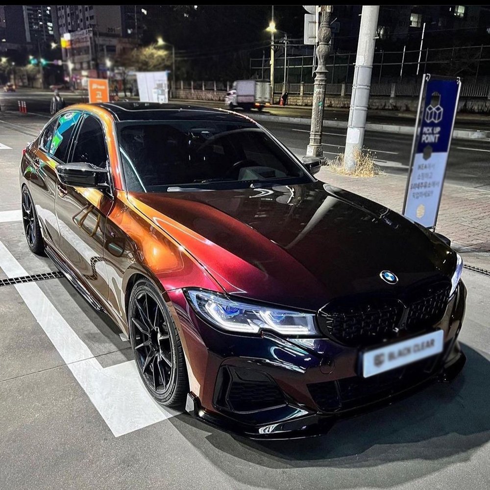 WRAPMASTER 1.52*18 meter black red super gloss chameleon car vinyl wrap vehicle wraps