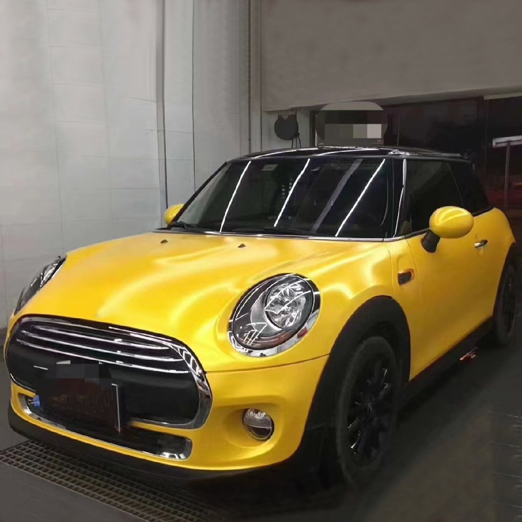1.52*18M Wholesale Factory Free Bubble Diamond Sands Sunflower Yellow Car Films Adhesive Car Wrap Vinyl for Decoration