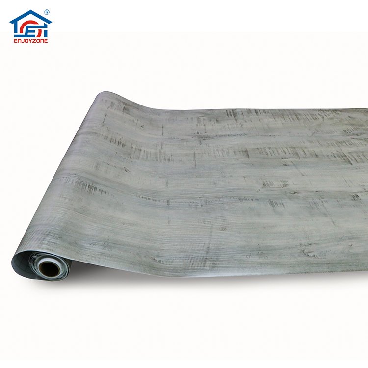 Self Adhesive Decorative PVC Wood Grain Vinyl Film For Furniture