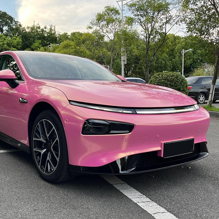 Glossy Diamond Gold Pink wrapping film auto body car wrap vinyl roll vvivid ultra gloss premium vinyl car wrap film car sticker