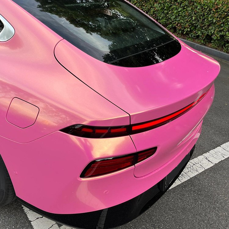 Glossy Diamond Gold Pink wrapping film auto body car wrap vinyl roll vvivid ultra gloss premium vinyl car wrap film car sticker