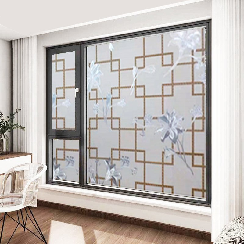 opaque privacy protection decorative film office partition film For Building House Decoration