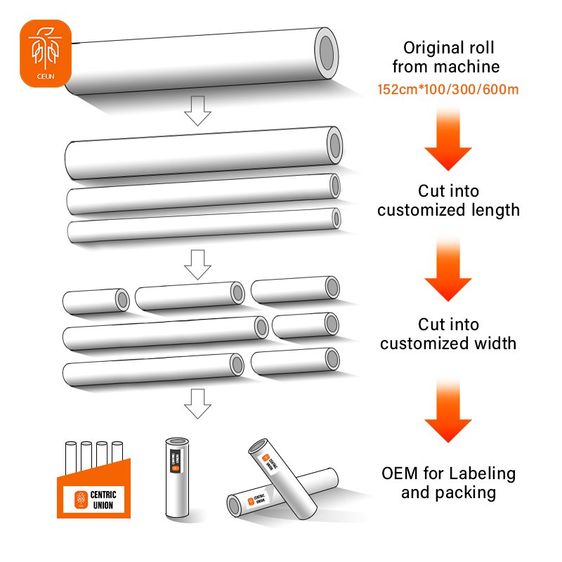 New Fast Delivery Pre Cut Removable Window Tint Film For Glass Window