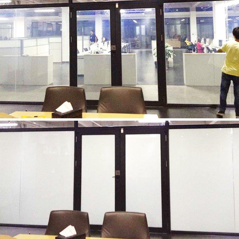 Switchable PDLC Smart film Magic Glass Laminated Safe Glass For Villa Room Partition