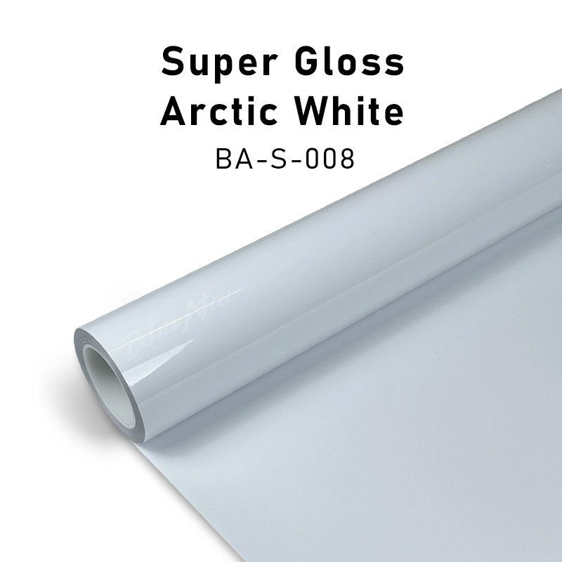 Super Crystal Piano White PET Car Wrap Vinyl Film PVC Car Vinyl Sticker Air Free Self Adhesive Film