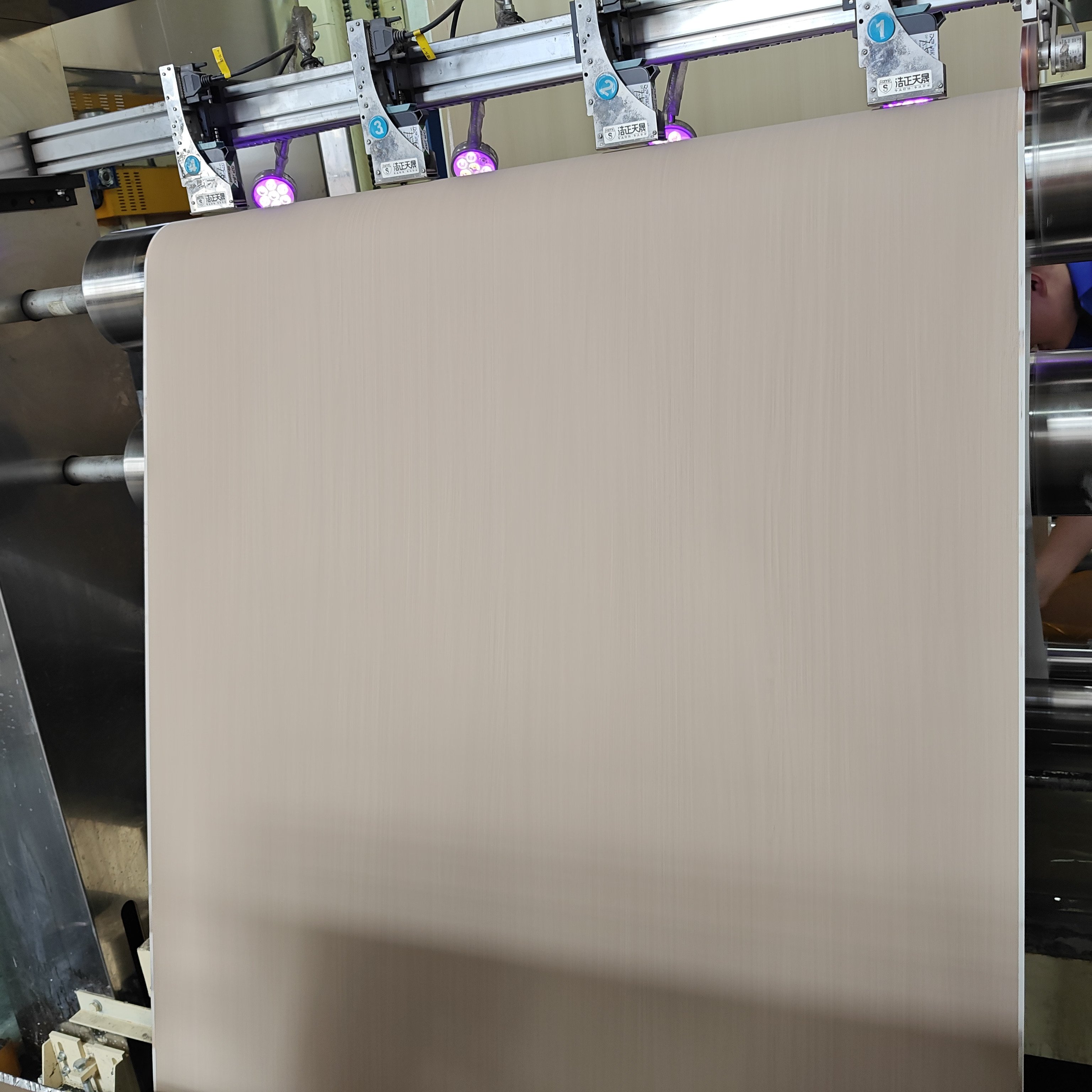 Superior Quality 0.25~0.45mm thickness PVC Rigid Film Decorative Film for Door or Cabinet Covering