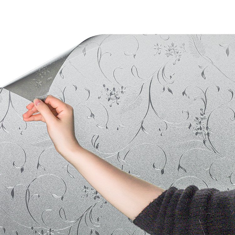 17.7''X118.1'' Decorative Film Supplier Static Glass Pvc Window Decorative Film