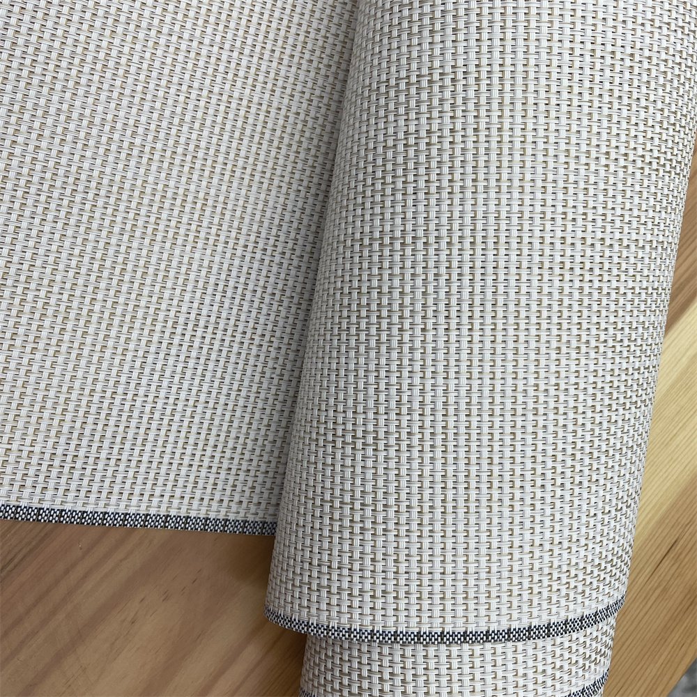 Fabric woven PVC Decorative furniture films anti oil water proof environmental PVC wall panel films