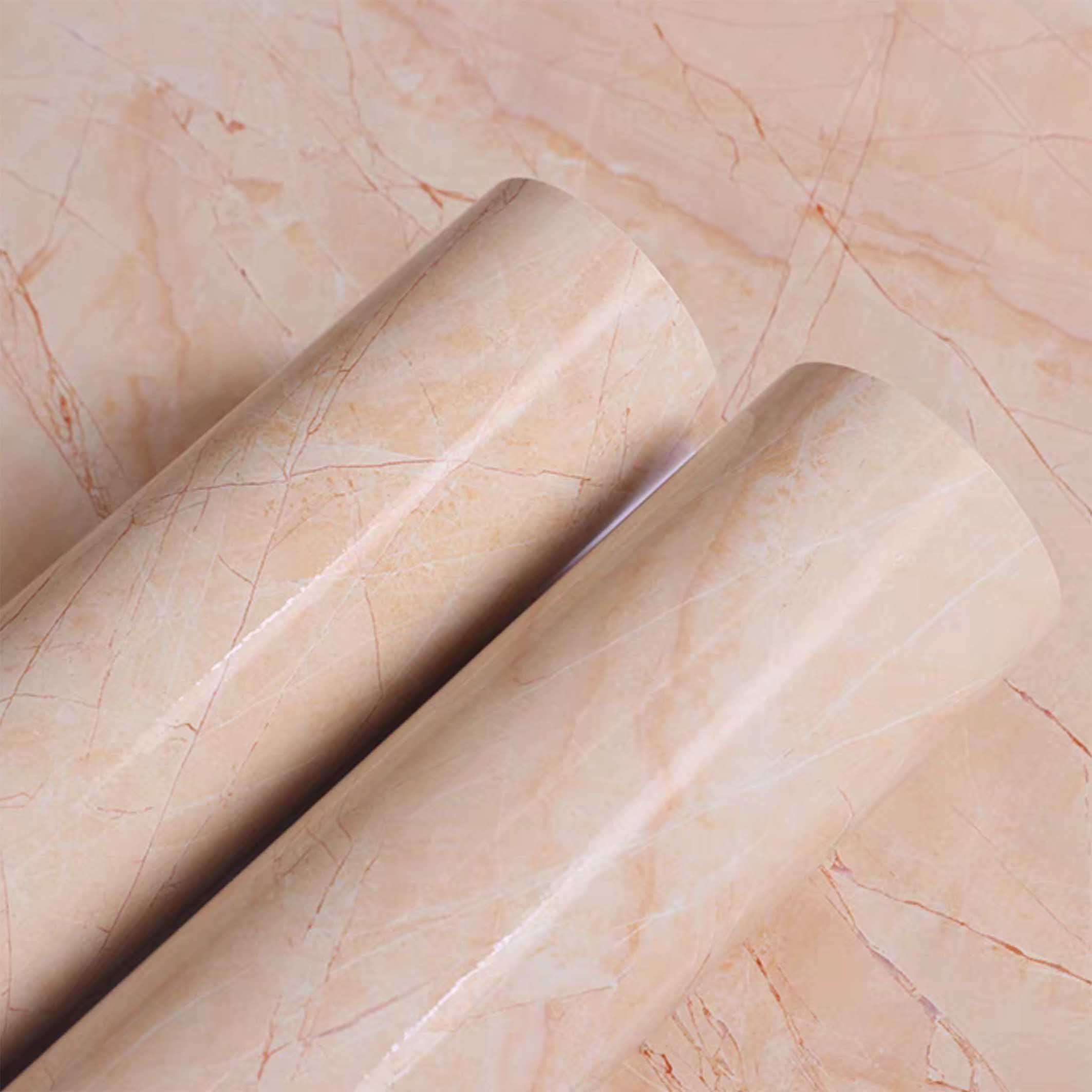 Customized marbling decorative films pvc adhesive film for top kitchen adhesive wallpaper for refrigerator with Top selling