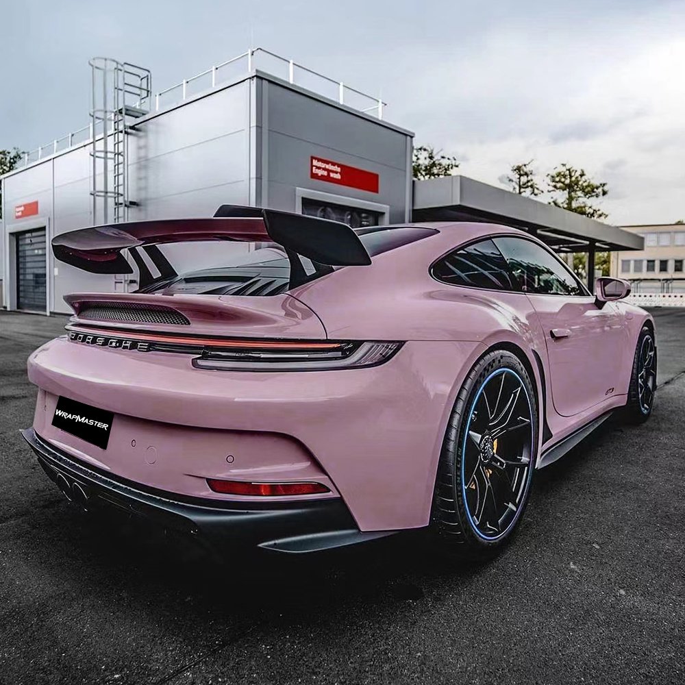 WRAPMASTER PET Self Healing Woolong Milk Tea Pink vehicle wraps Paint Protect Film car wrap vinyl