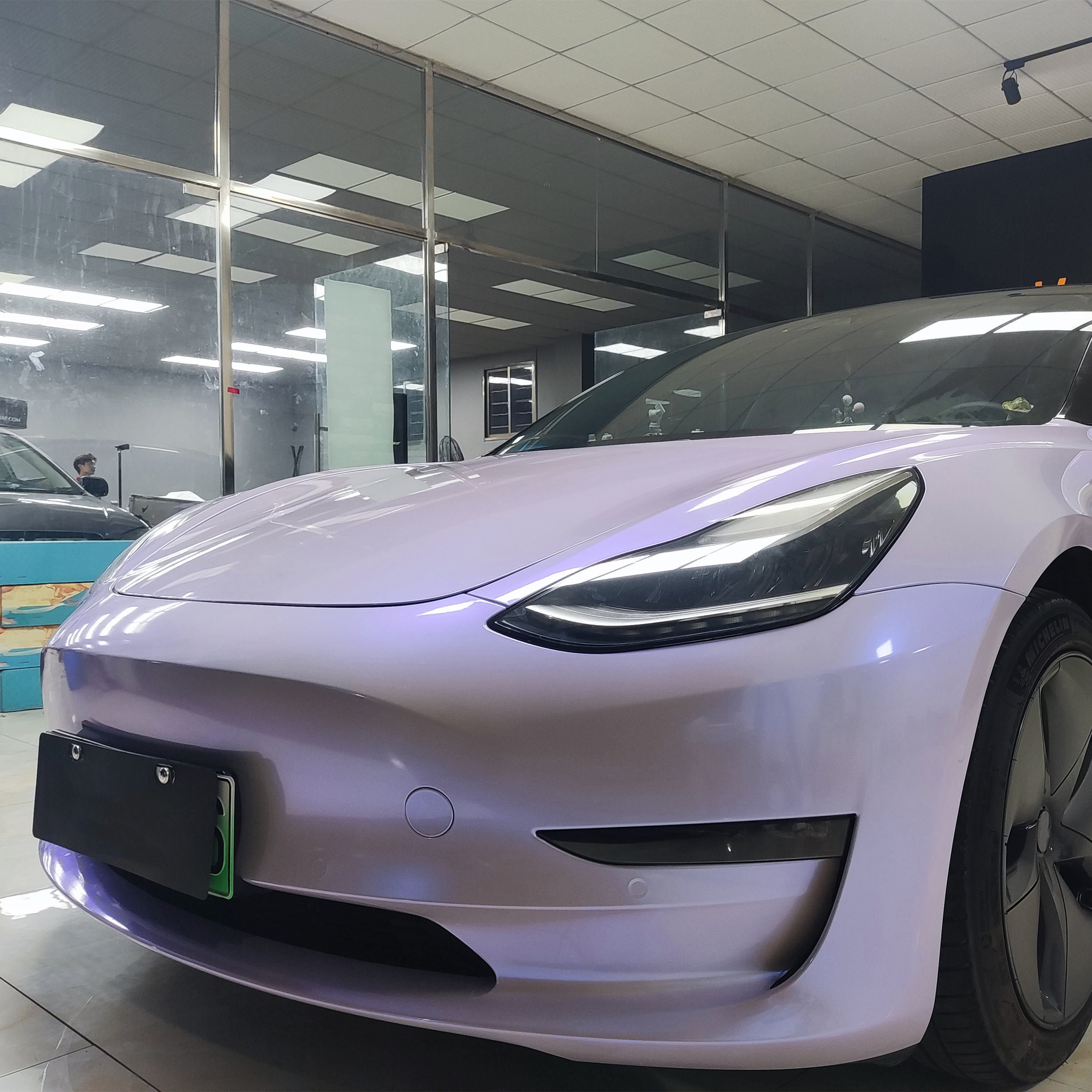 Bubble Free Ultra Gloss Violet Purple Vehicle Full Body Car Wrapping Film Car Decoration Film