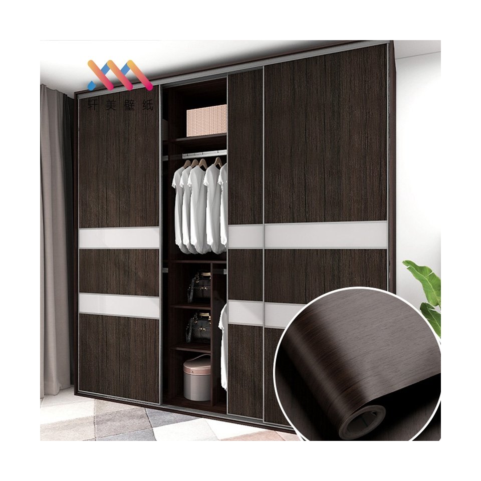 Peel and Stick Wood Grain Wallpaper Counter top Paper Furnitures Decorative Vinyl Film Sticker