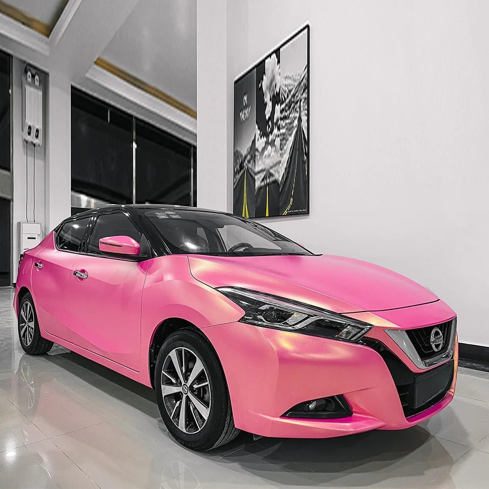 Glitter Diamond Gold Pink Vinyl Wrap car wrap vinyl color OEM Factory price decorative films color-changing car tpu film