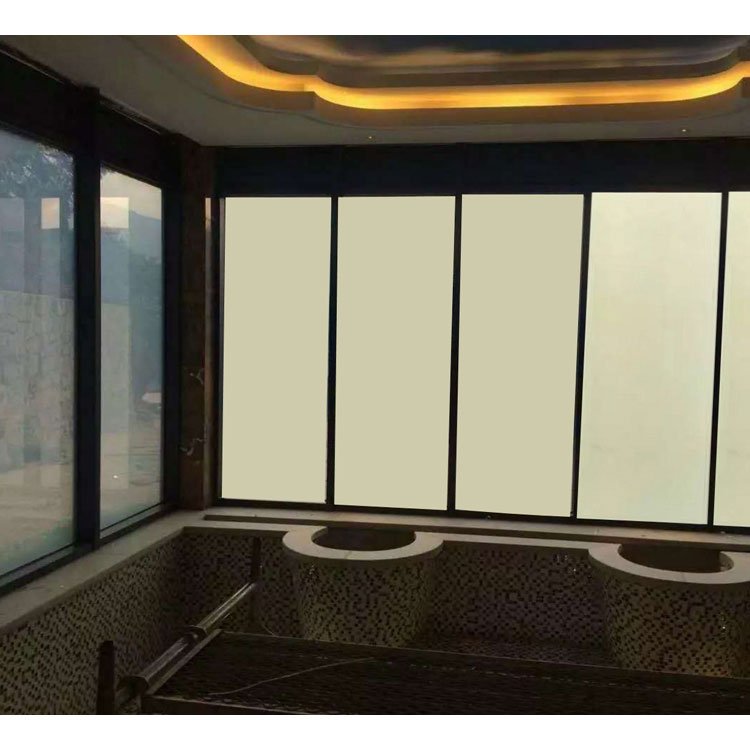 Custom Colors Self Adhesive Building Tint Electrochromic Film Wholesale Switchable PDLC Film Smart Glass Film