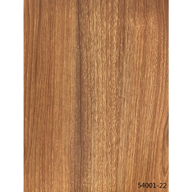 Factory Sale Custom Design Durable Veneer Vacuum Wood Grain Decorative PVC Laminated Plastic Decorative Film for Furniture