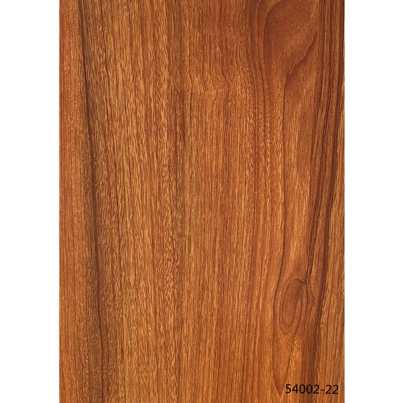 Factory Sale Custom Design Durable Veneer Vacuum Wood Grain Decorative PVC Laminated Plastic Decorative Film for Furniture