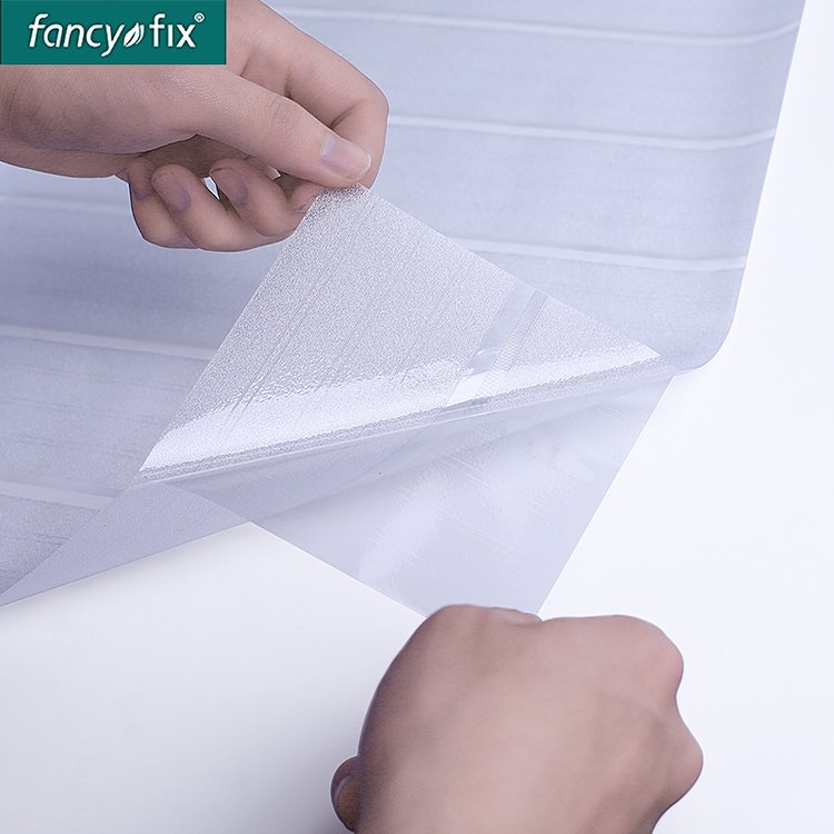 17.7''X78.7'' Decorative Film Static Colorful Office Glass Window Film For Privacy