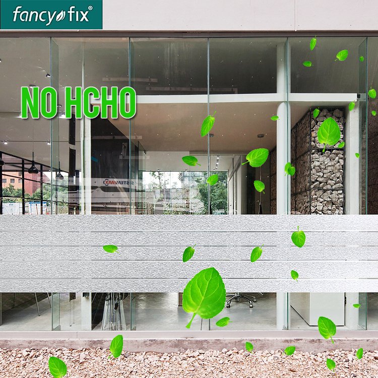 17.7''X78.7'' Decorative Film Static Colorful Office Glass Window Film For Privacy