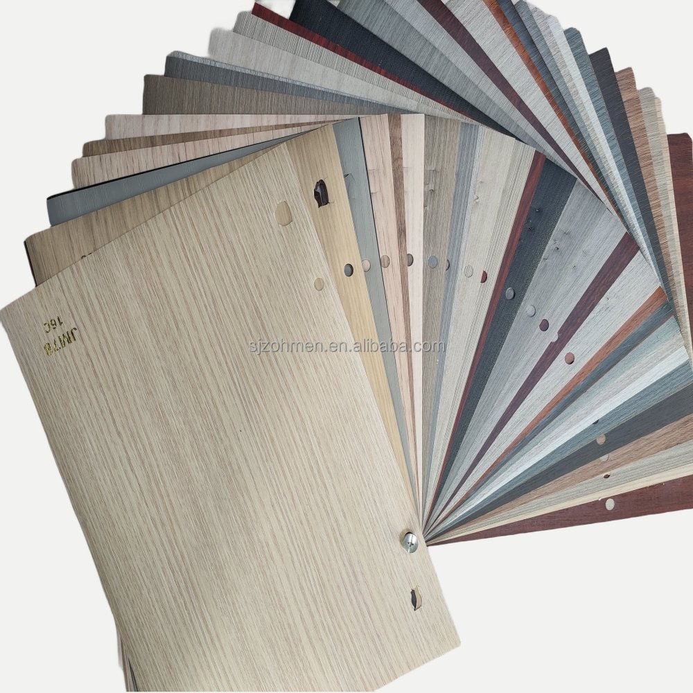 decorative films foil Skin friendly wood grain membrane covering membrane pvc film for cabinet door