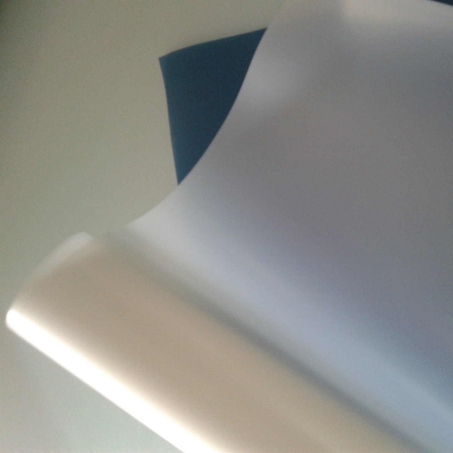 ZT Non Transparent Frosted White Color Decorative Privacy Window Films for Window Glass