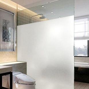 ZT Non Transparent Frosted White Color Decorative Privacy Window Films for Window Glass