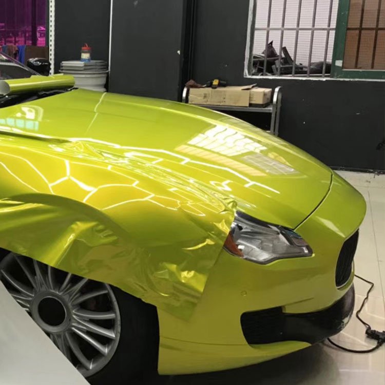 M4 Paint Lemon Yellow Original car paint unique yellow Car Wrap Vinyl Car Body Stickers Film Color Change For Vehicle
