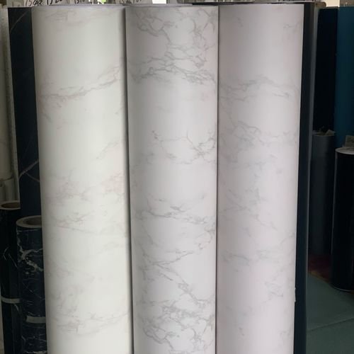High Quality Marble Decorative Films with Glossy Surface Furniture Films for Laminate Use