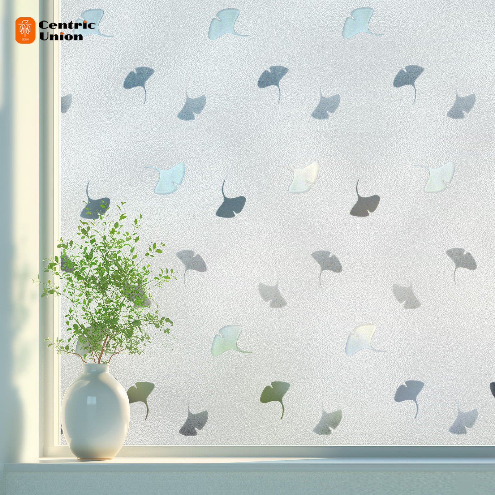 High Quality Factory Self Adhesive Stained Printing Sticker Decorative Glass Window Film For Glass Door And Windows