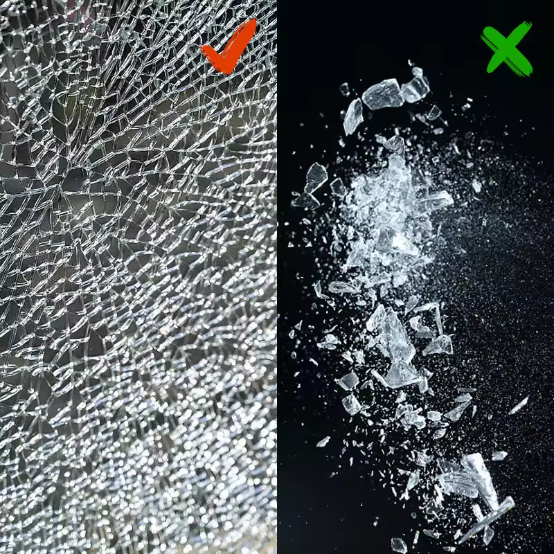 2mil Self-adhesive Clear Building Safety Film Anti Shatter Glass Safety Security Car Window Film Window Safety Film for House