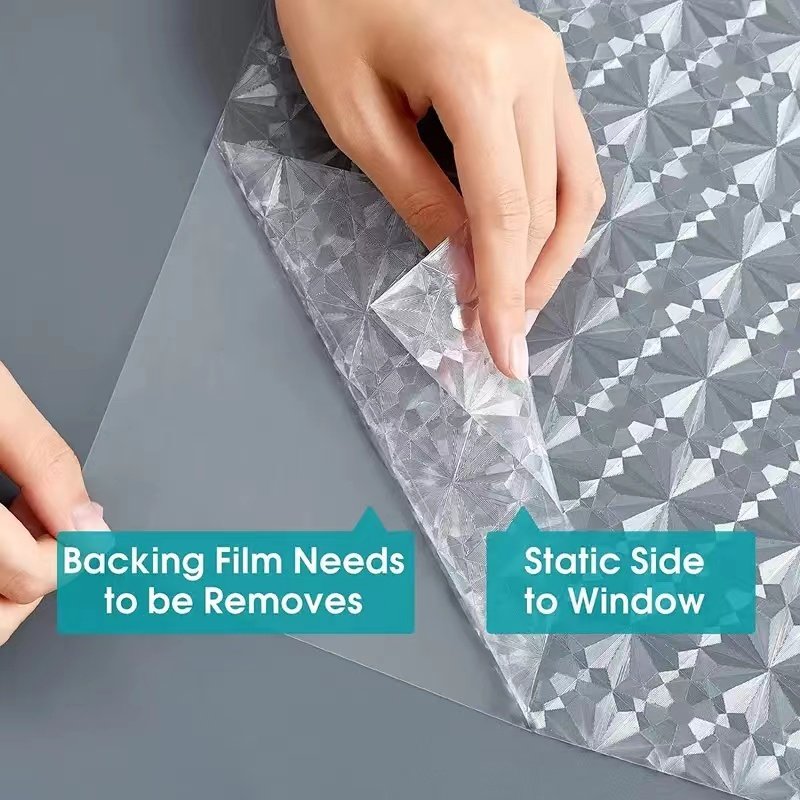 Add Elegance to Your Home with This Blooming Flowers Window Privacy Decorative Film!