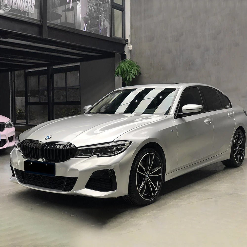 Meta Silver Vinyl Wrap car wrap vinyl color OEM Factory price decorative films color-changing car tpu film