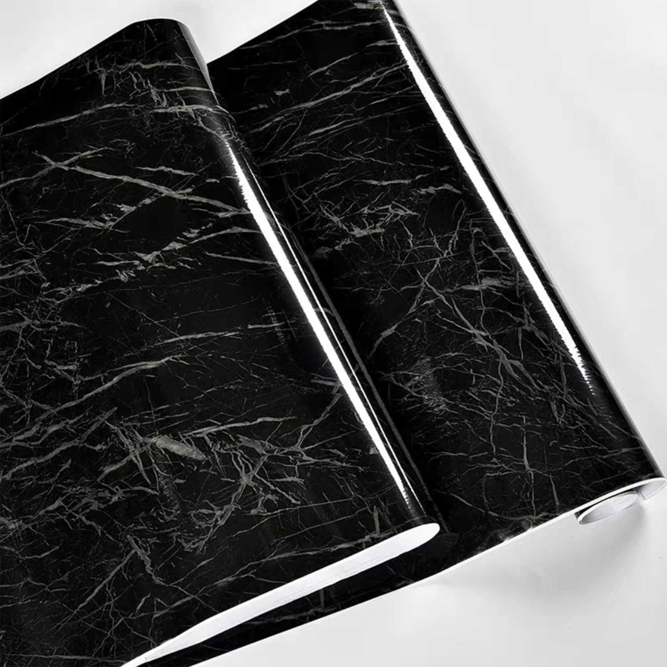 New Design heat resistant adhesive vinyl roll decorative films marble pvc marble sticker with Hot sale