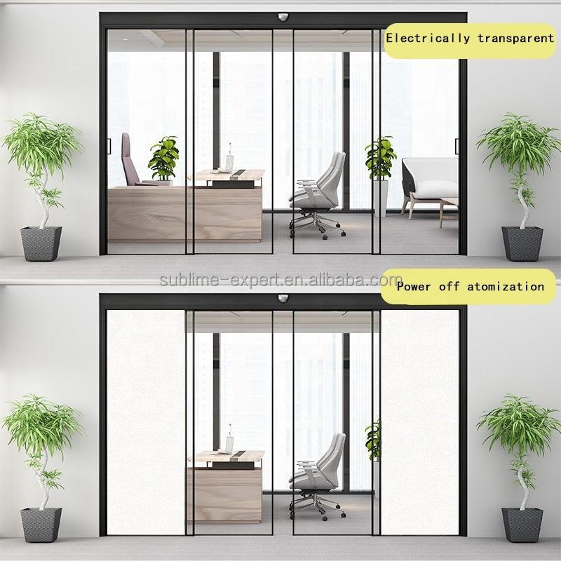 Pdlc Smart Glass Film Aluminum Frame Pelcula Inteligente Roll Remote Control Tint Fenetre Intelligent Decor For Window Film PDLC