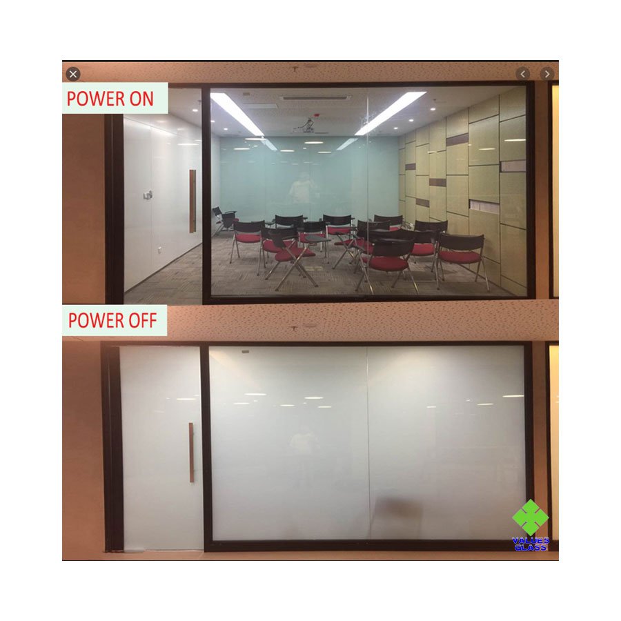 Architectural building self adhesive electric private glass film for windows switchable